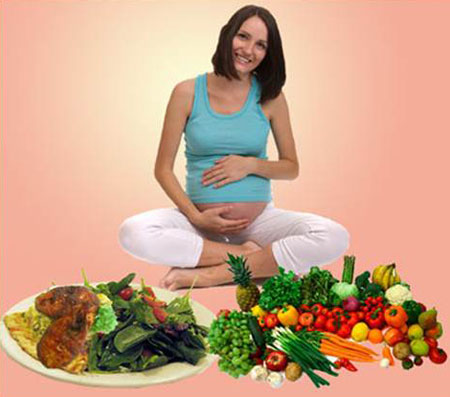 Pregnant Women with Various Food Diet